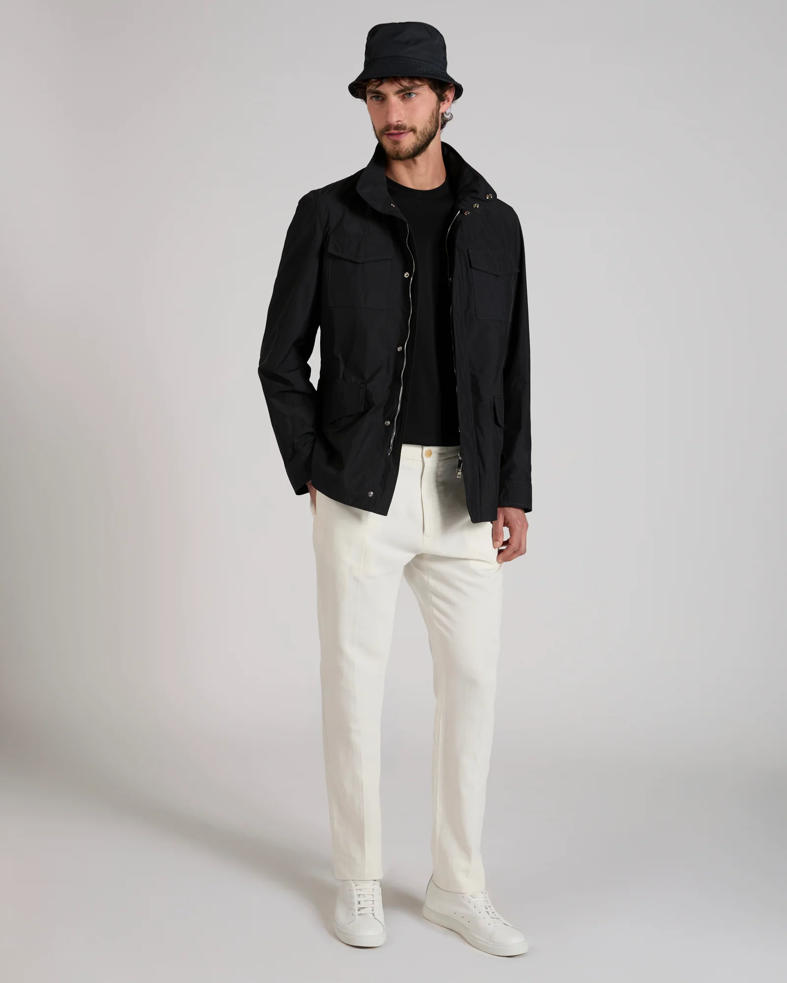 Tapered fit Chinolino ice crĂȘpe trousers - Image 5