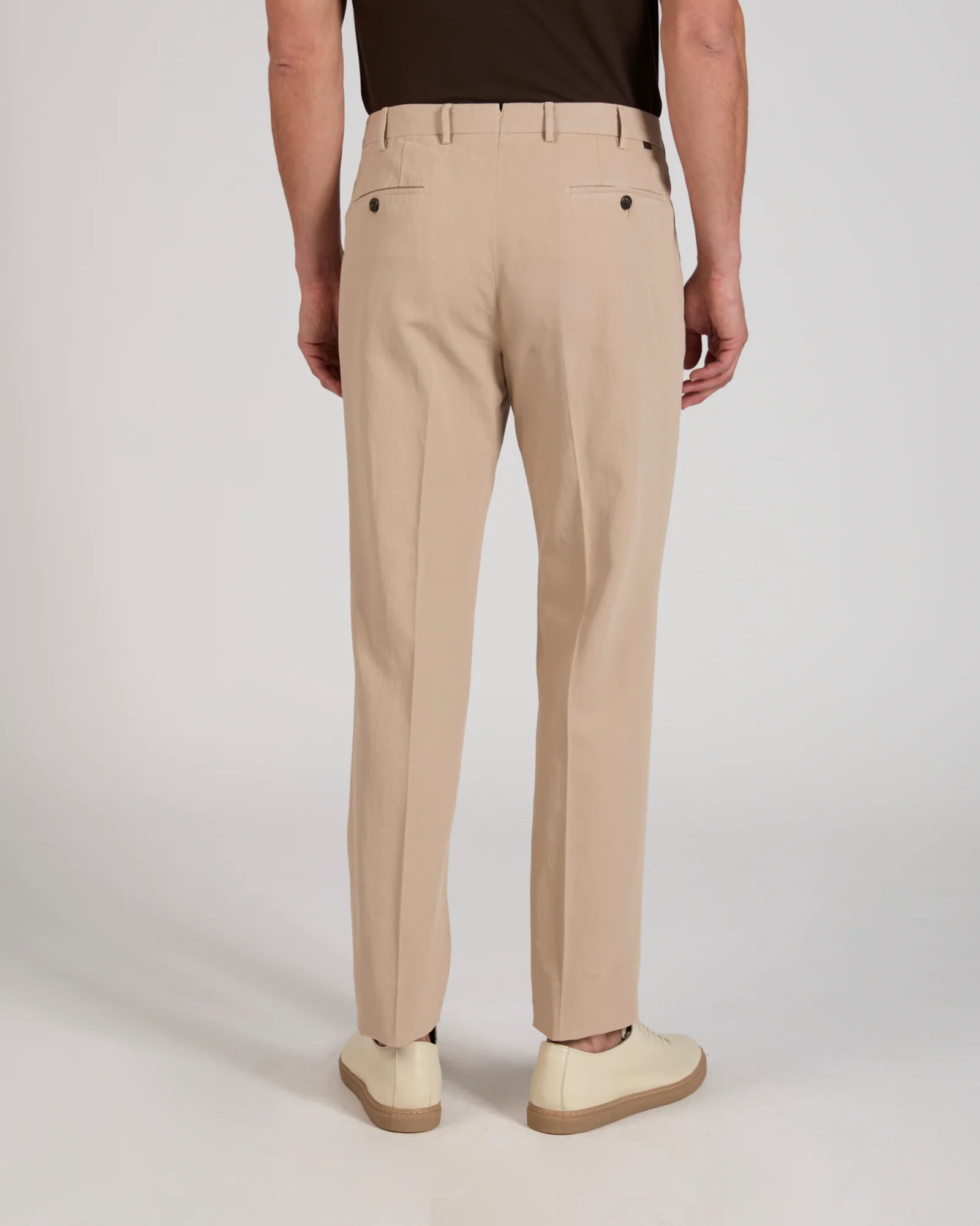 Tapered fit Chinolino ice crĂȘpe trousers - Image 3