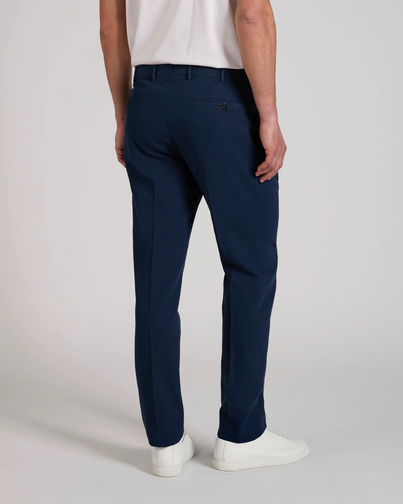 Tapered fit Chinolino ice crĂȘpe trousers - Image 3
