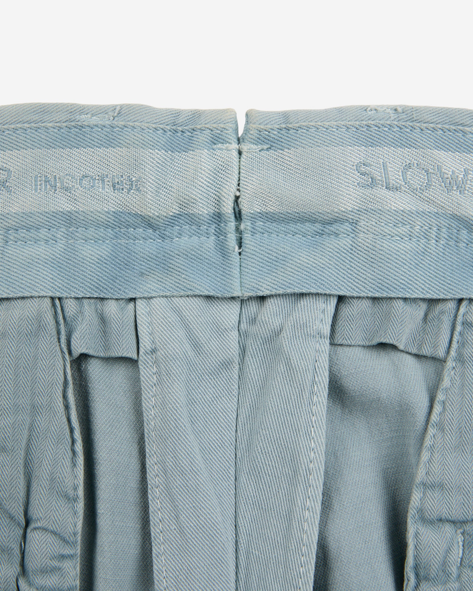 Tapered fit cotton trousers - Image 7