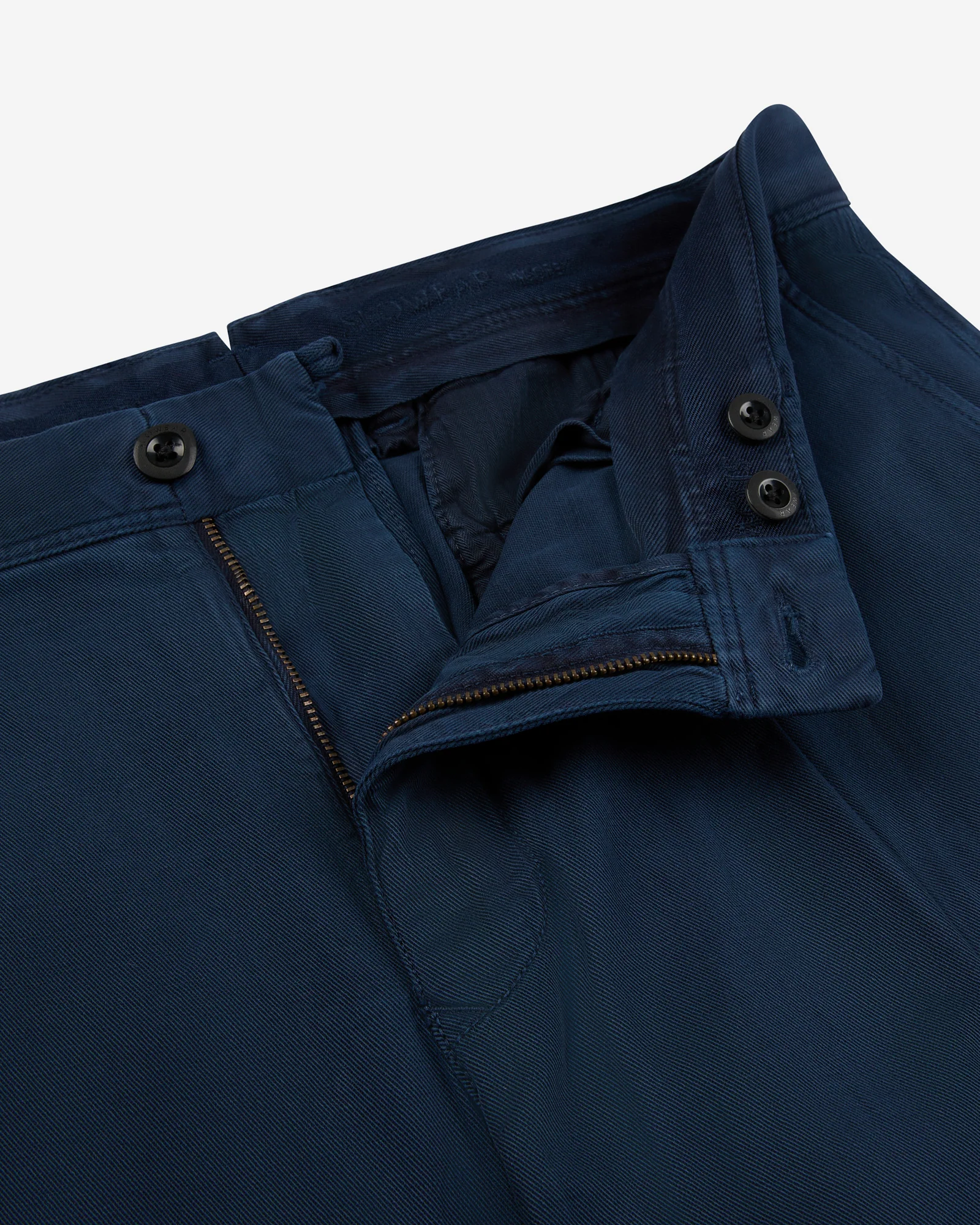 Tapered fit cotton trousers - Image 6