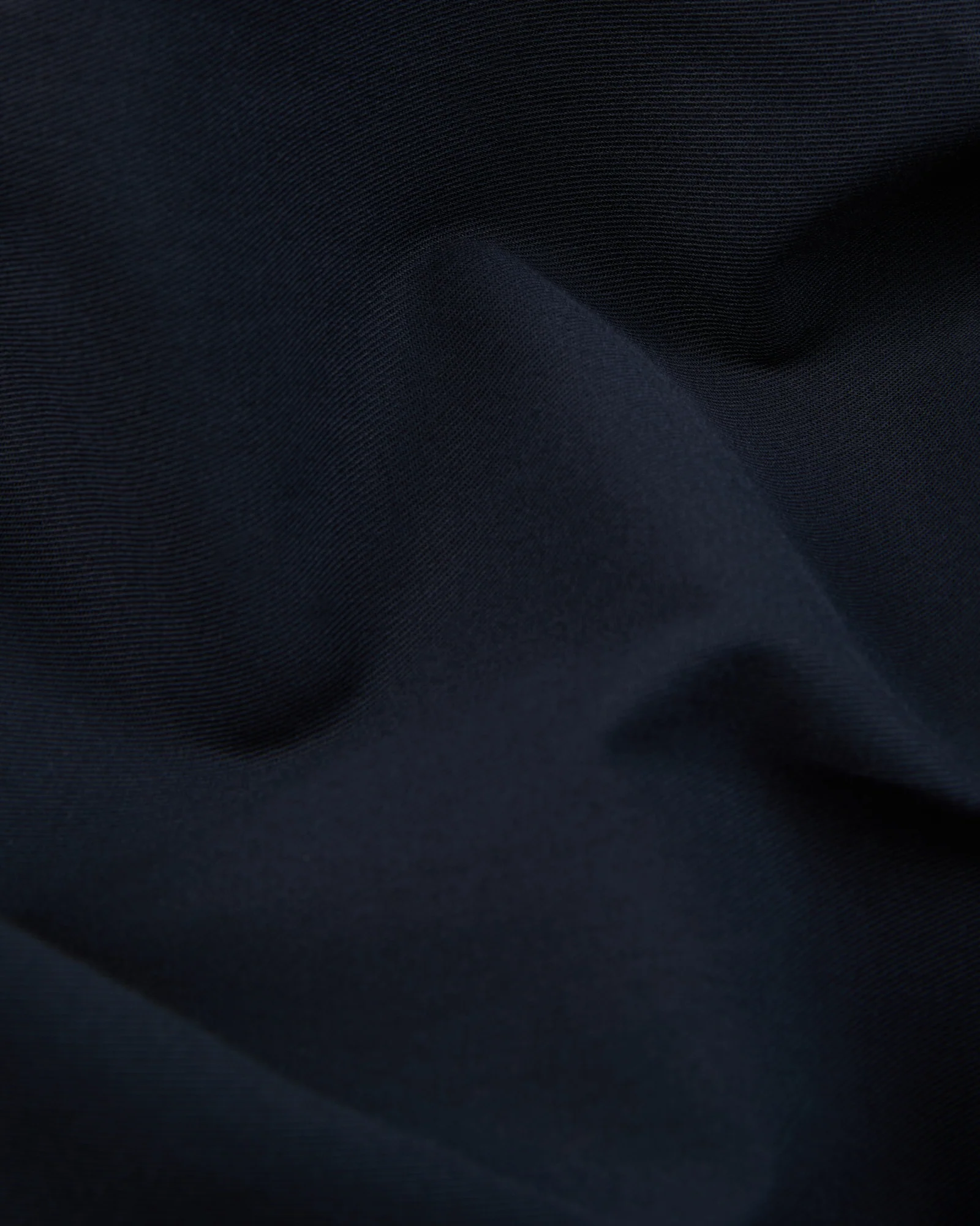 Tapered fit crepe cotton trousers - Image 7