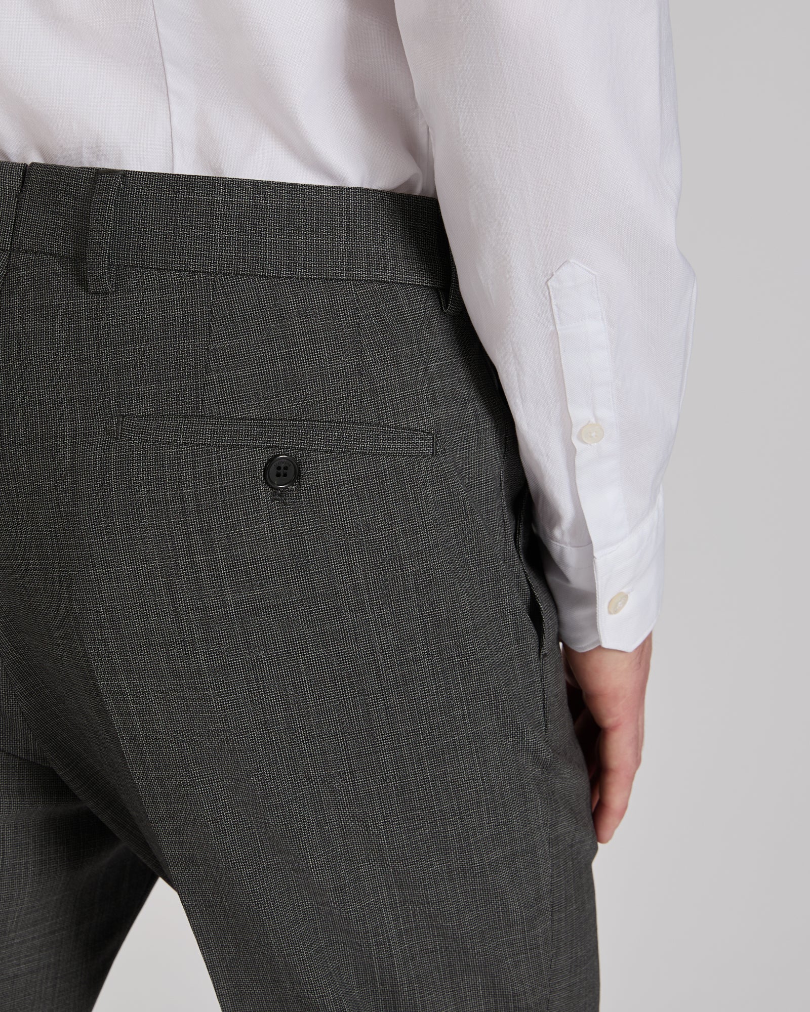 Tapered fit stretch wool blend Flexpant - Image 4