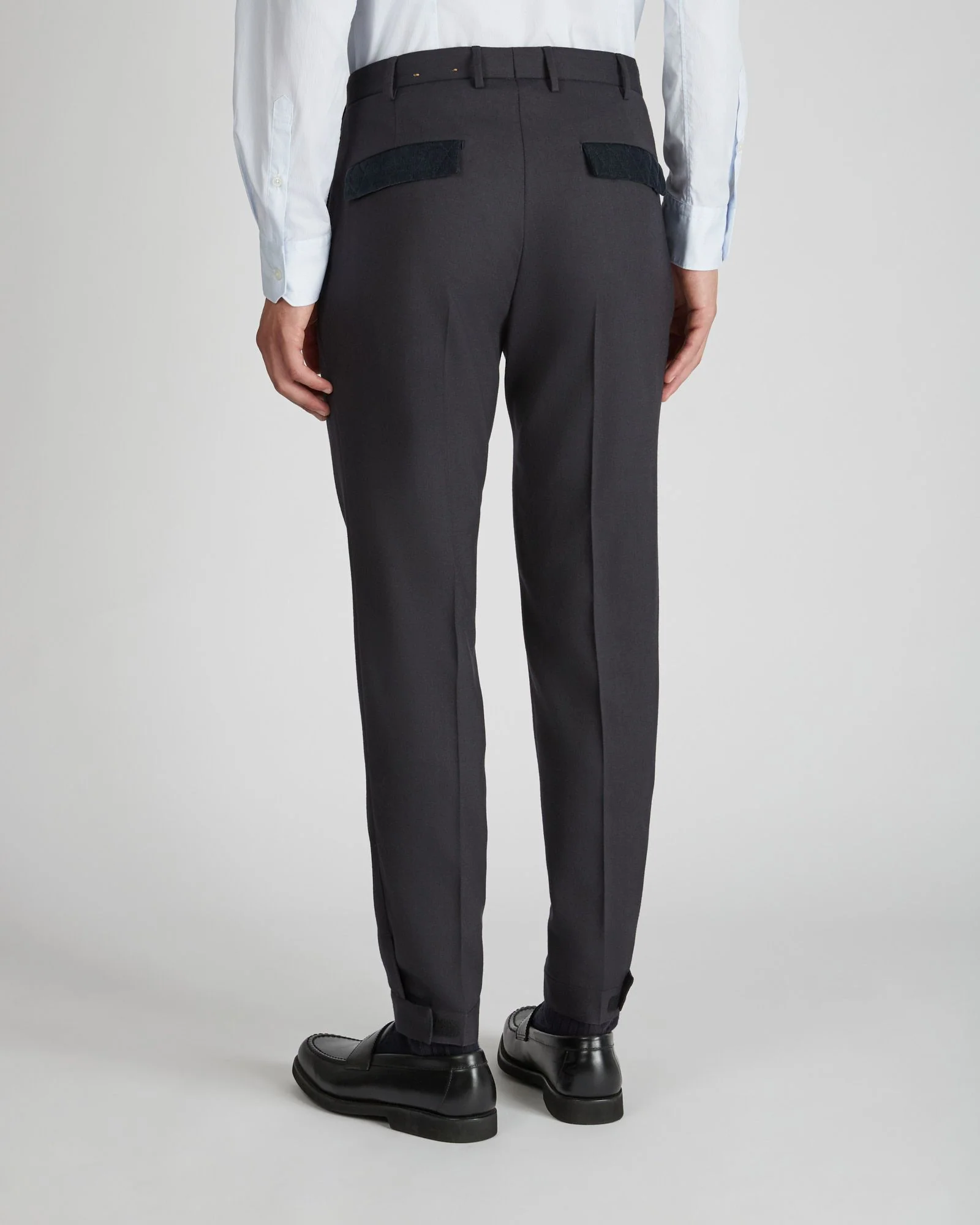 Tapered fit techno flannel trousers - Image 3