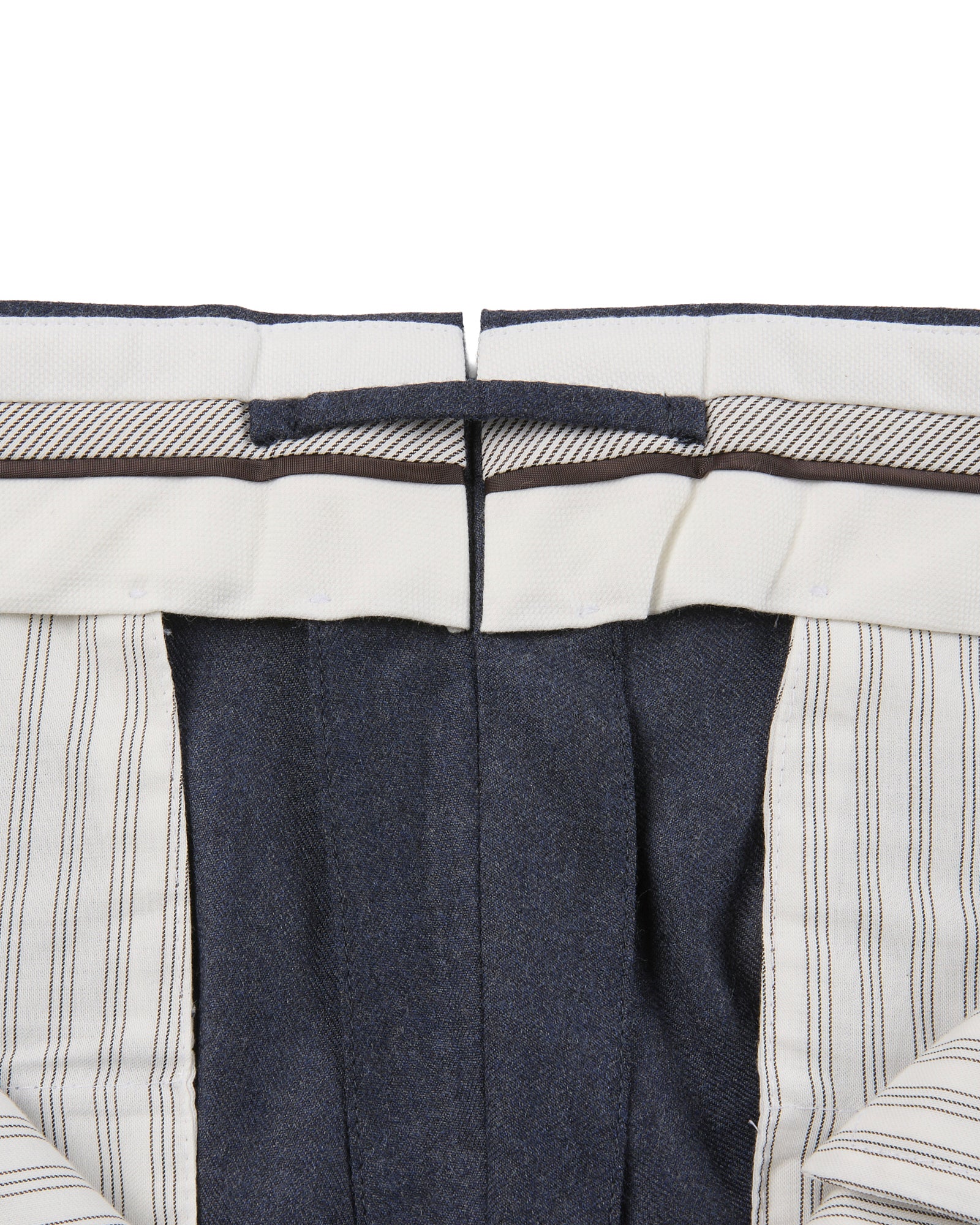 Tapered-fit wool blend trousers - Image 7