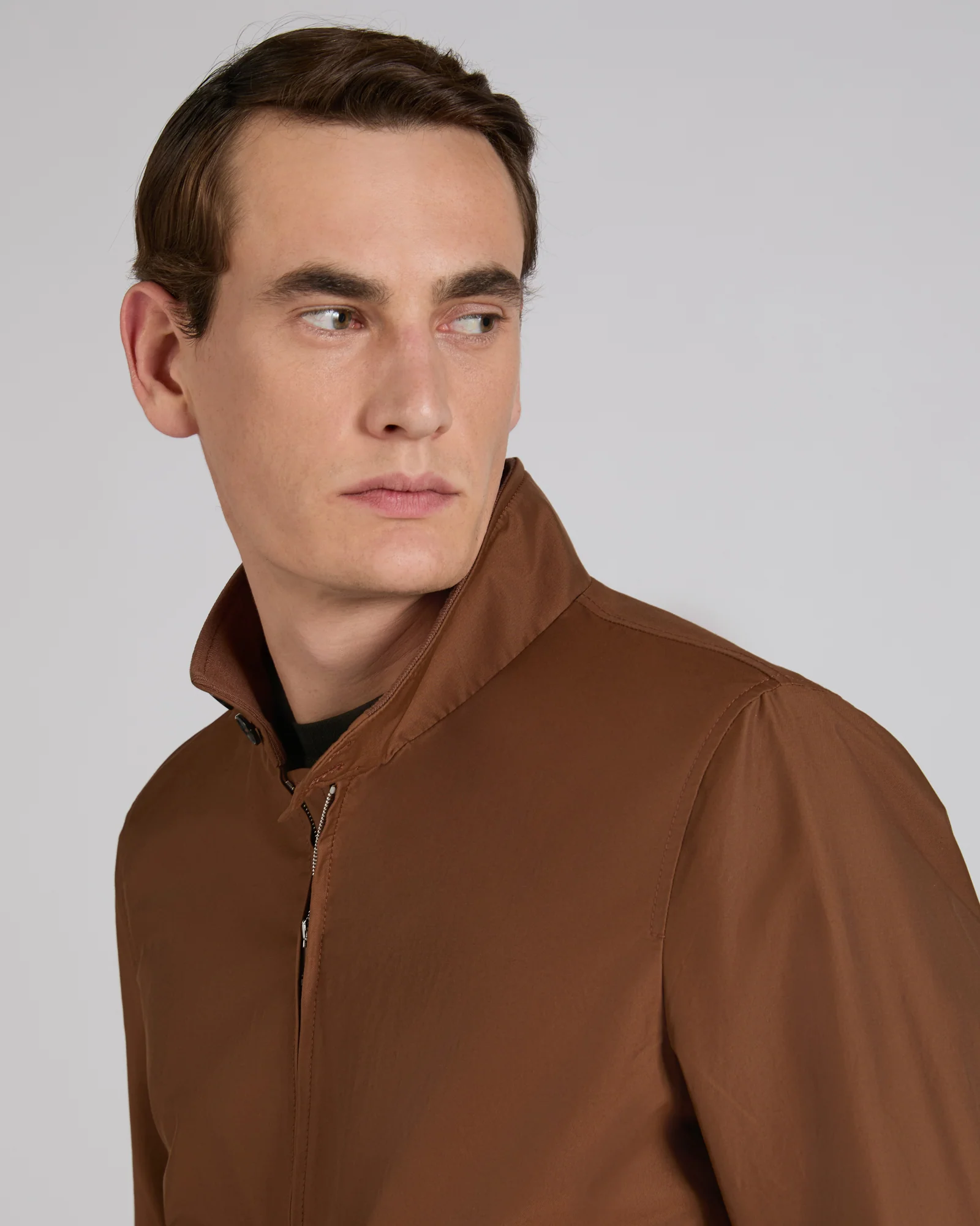 Water-repellent cotton and nylon blouson jacket - Image 4