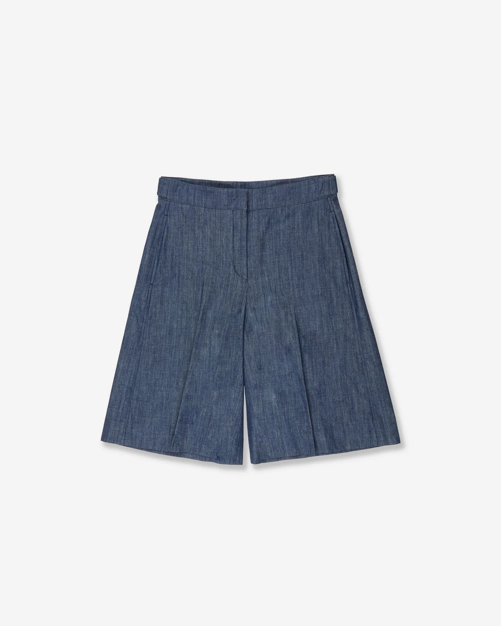 Wide fit Bermuda shorts in denim