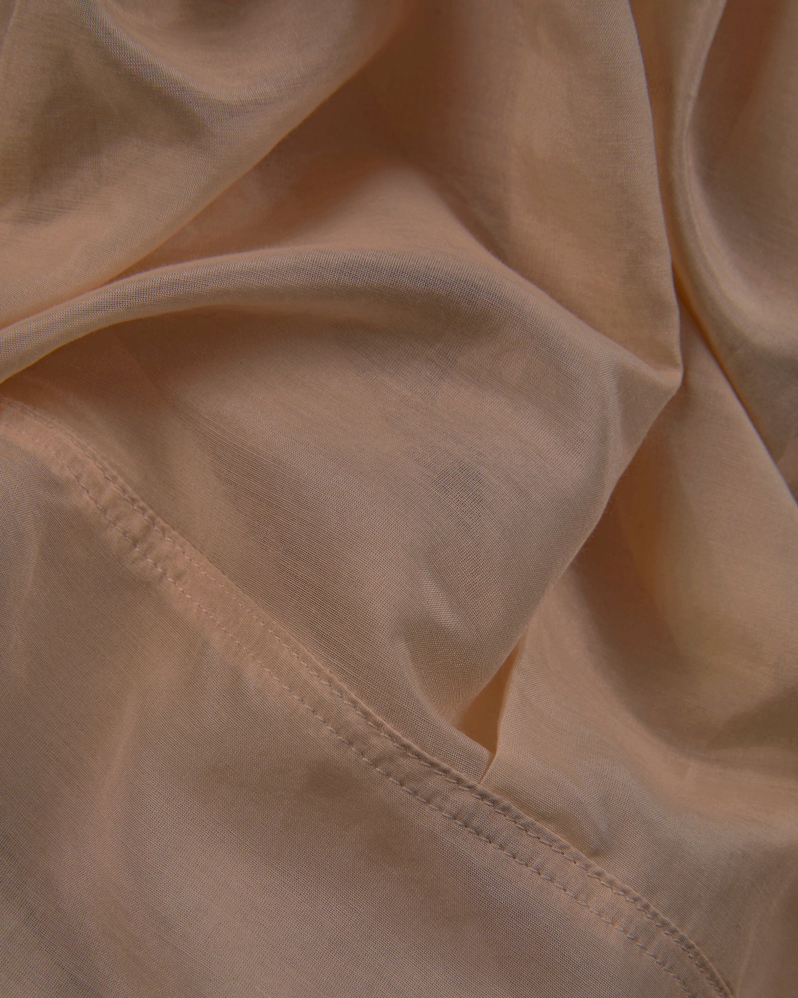 Wide fit shirt in silk and cotton muslin - Image 7