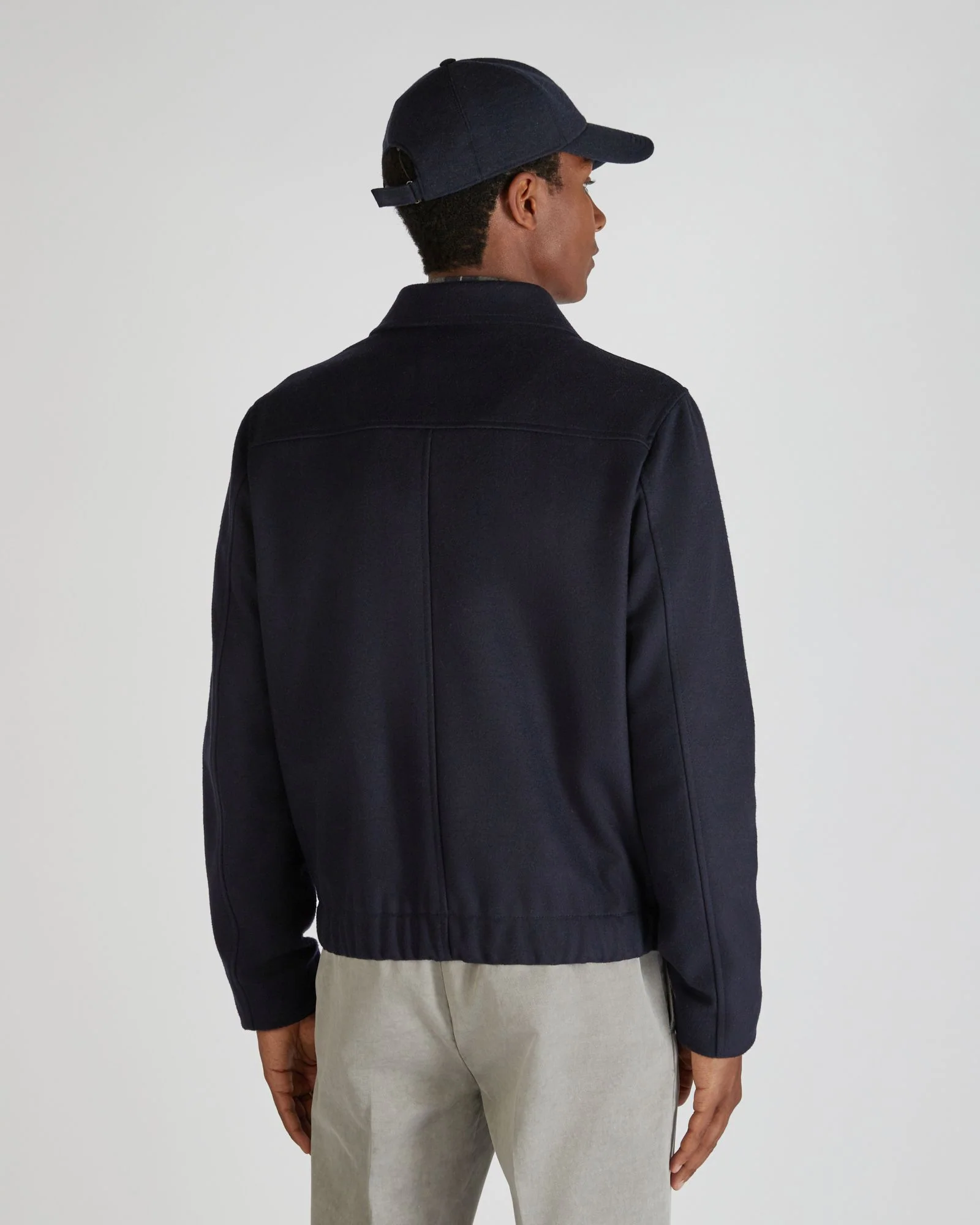 Wool and cashmere Primo bomber jacket - Image 3