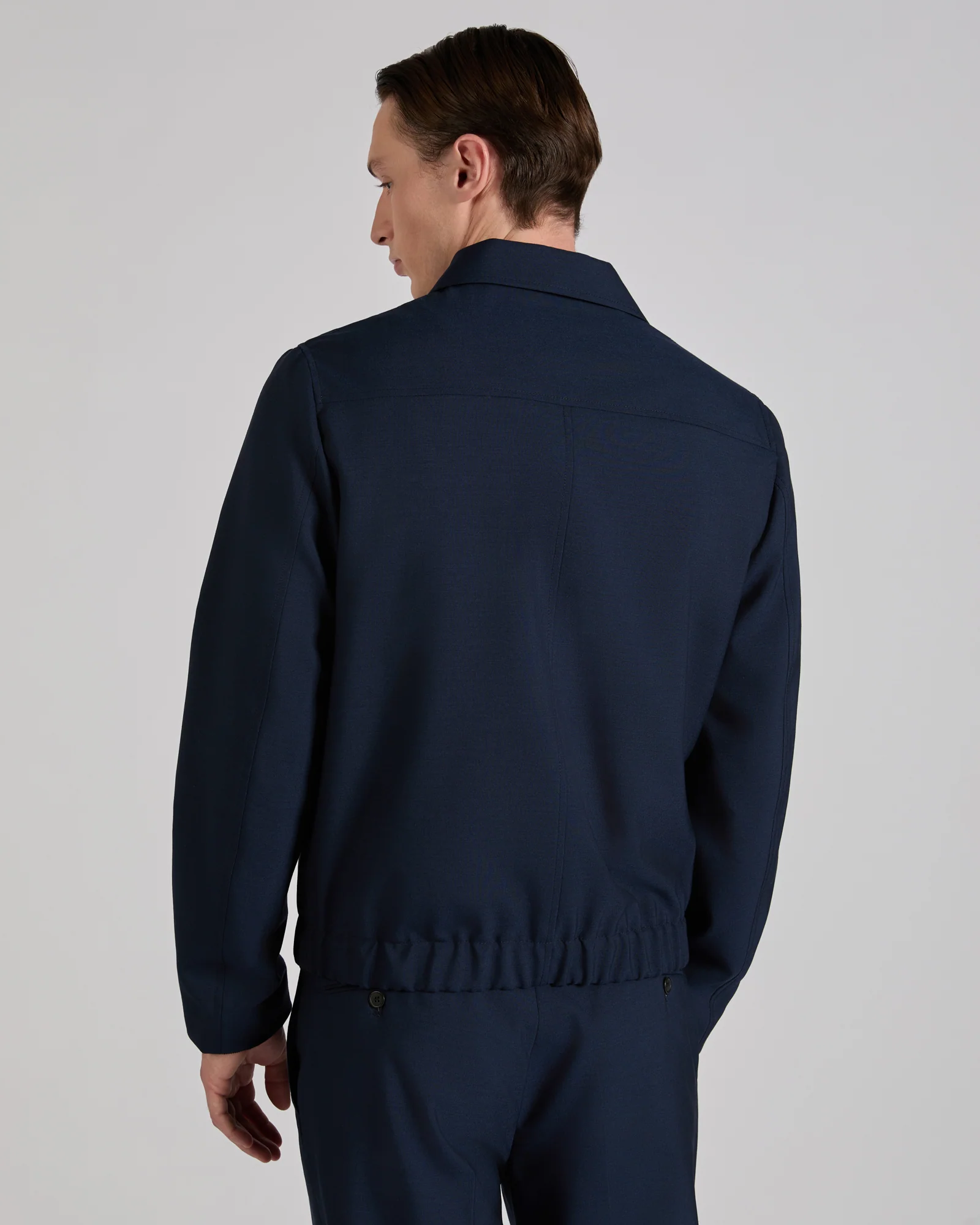 Wool fabric Primo bomber jacket - Image 3