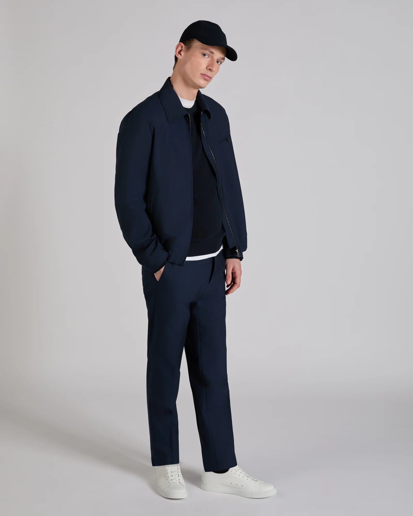 Wool fabric Primo bomber jacket - Image 5