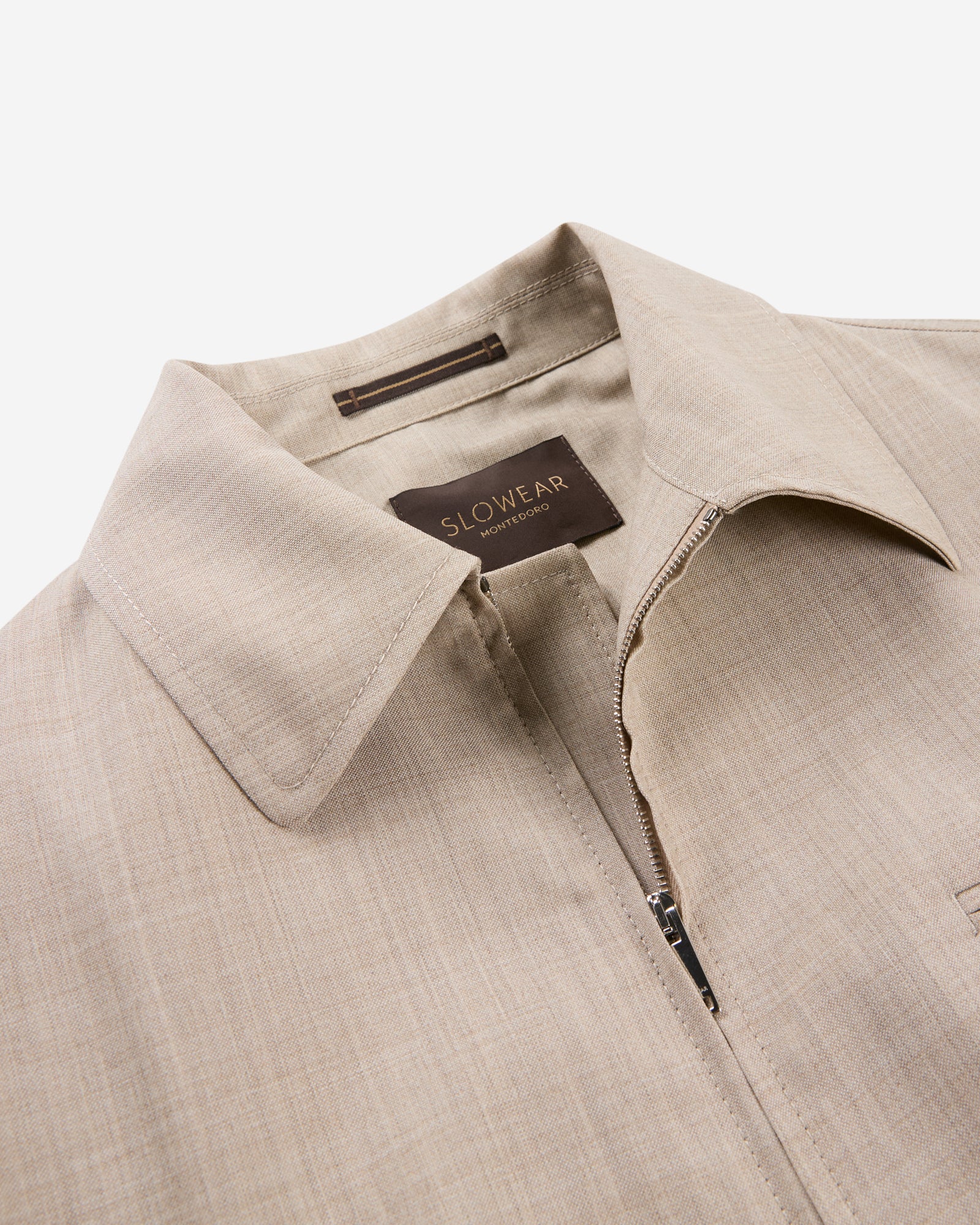 Wool fabric Primo bomber jacket - Image 6